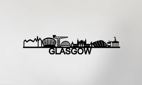 Glasgow Skyline - Glasgow Gift - Skyline Art