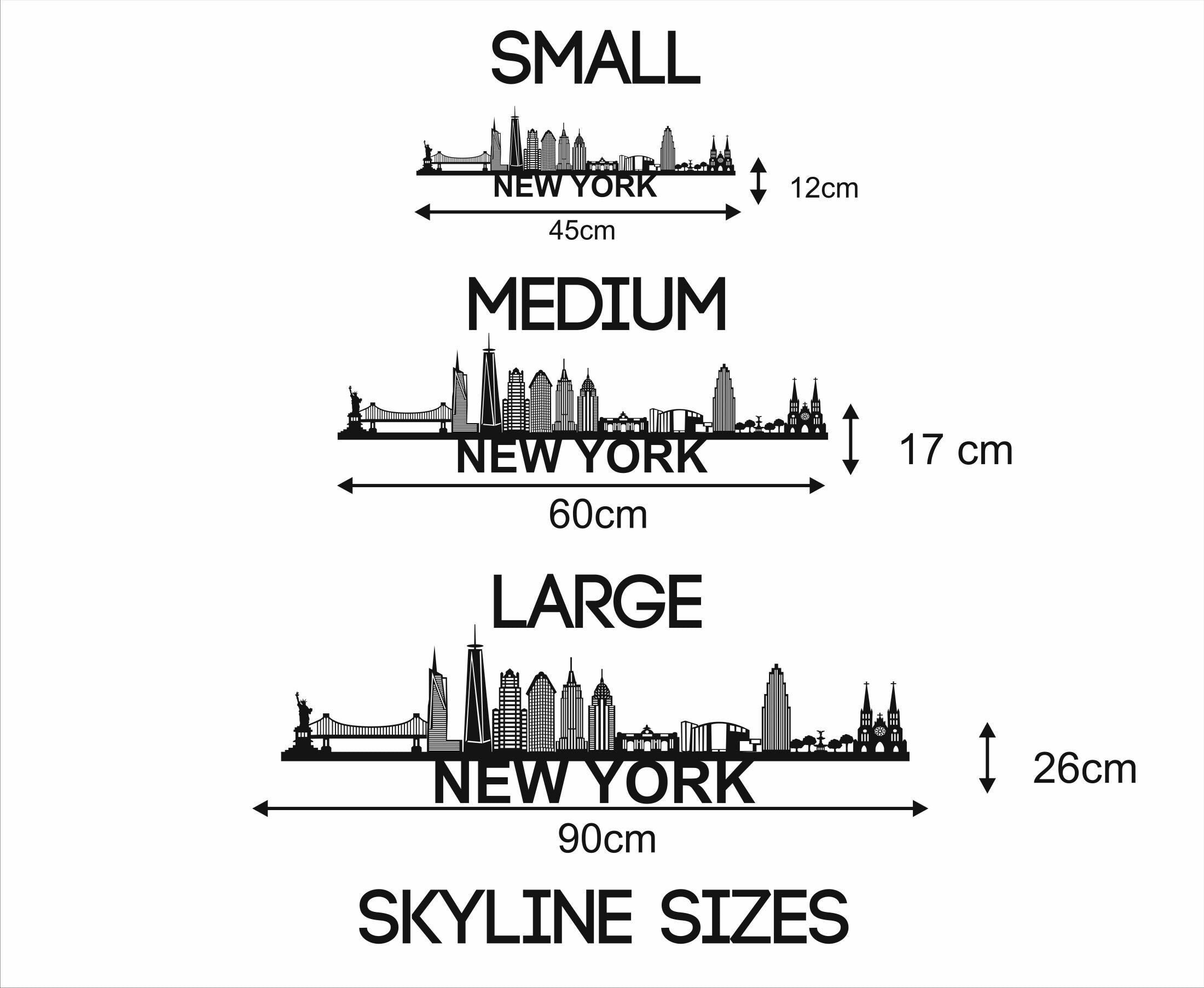 New York Skyline - New York Gift - Skyline Art