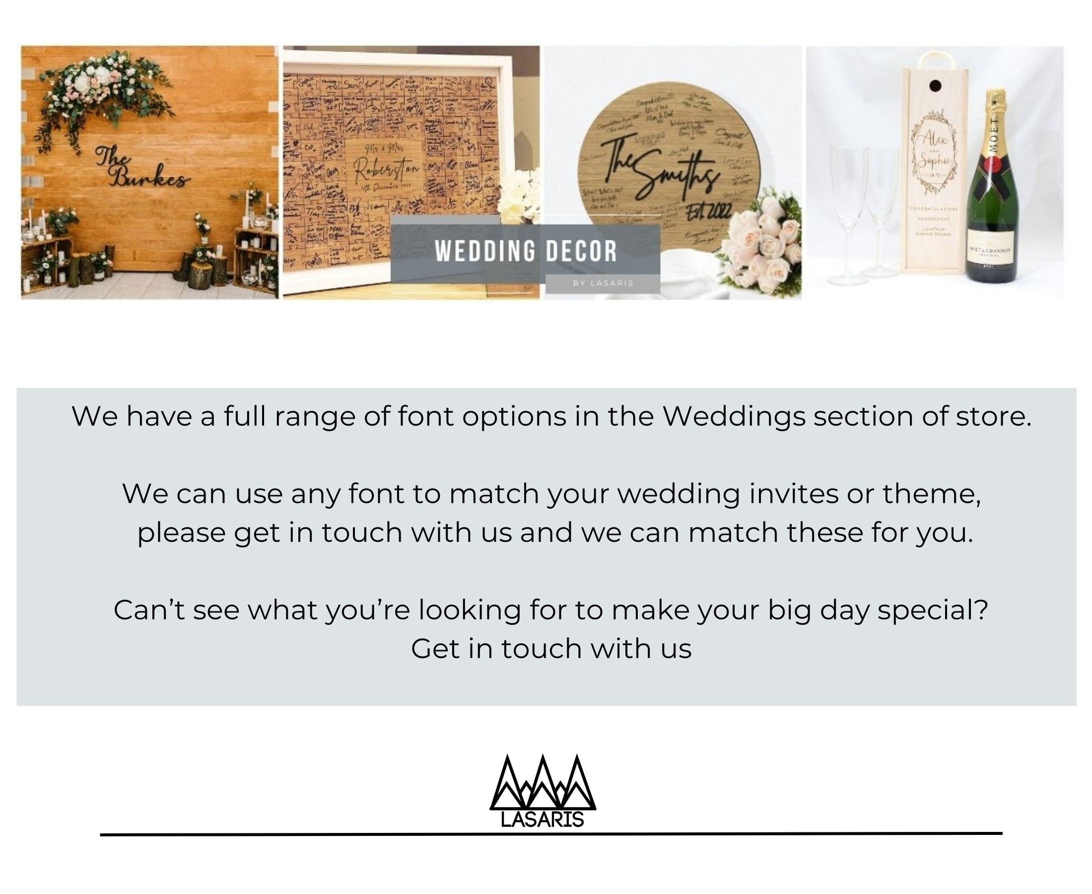 Jigsaw Guestbook Personalised with Sign Framed or Unframed - Script Style - Wedding Guestbook