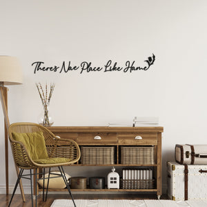 There's Nea Place Like Hame Wall Art - Wooden Word Scottish Text Art - Home House Art Gift - Font 1