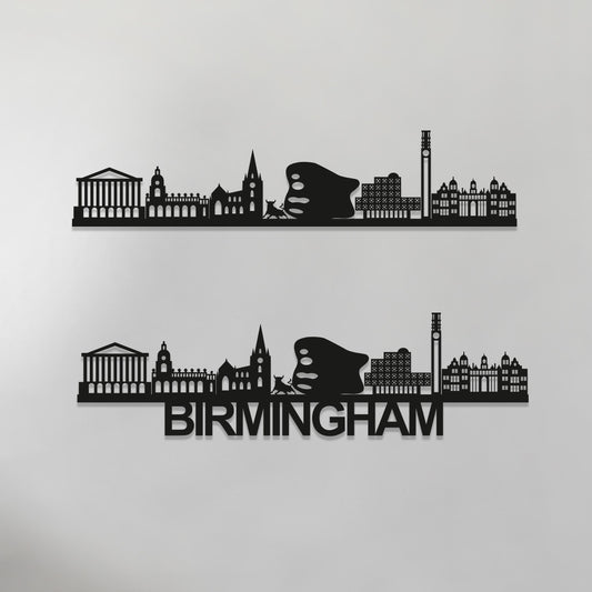 Birmingham Skyline Wall Art - Birmingham Gift - Skyline Art - Wood Wall Art