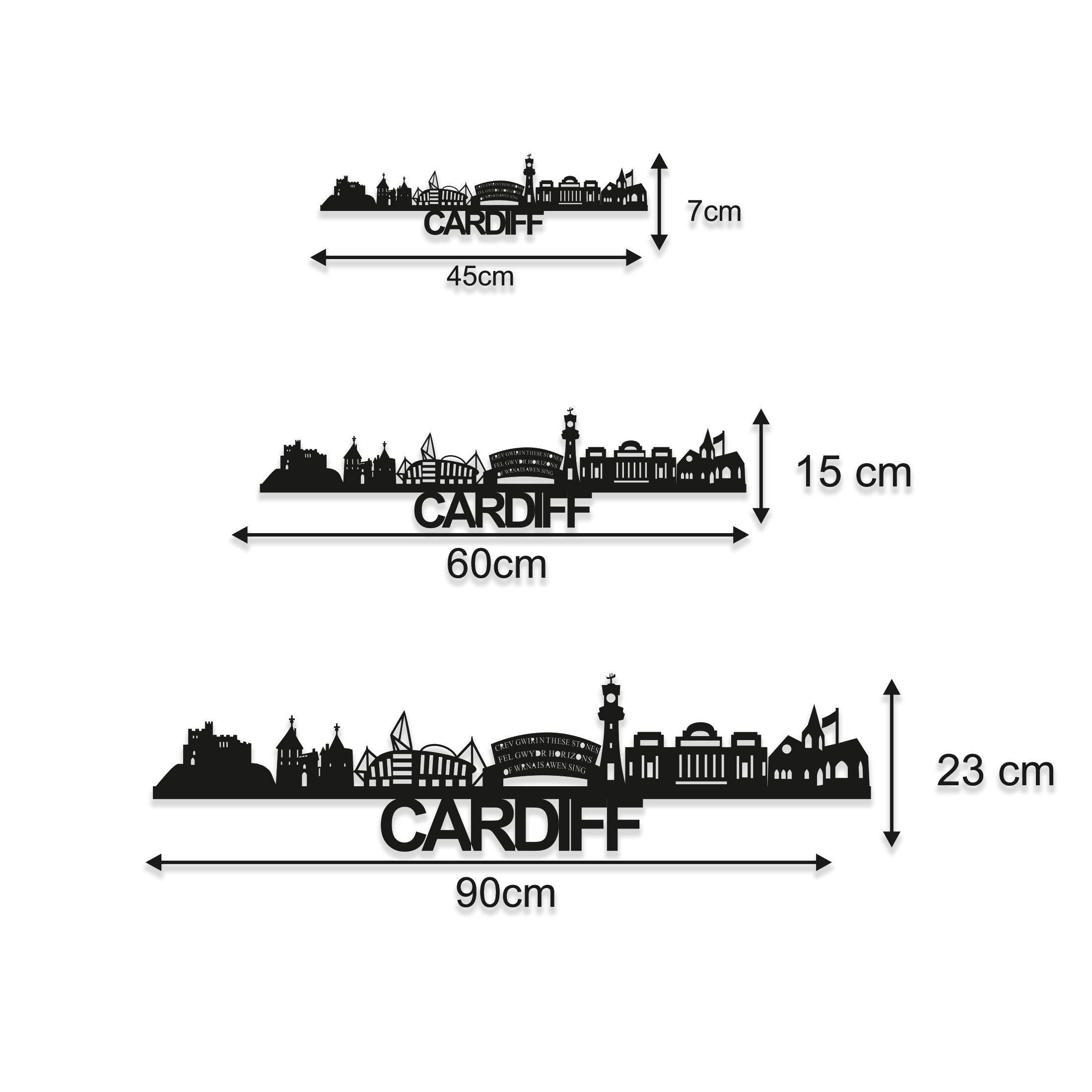 Cardiff Skyline - Cardiff Gift - Skyline Art