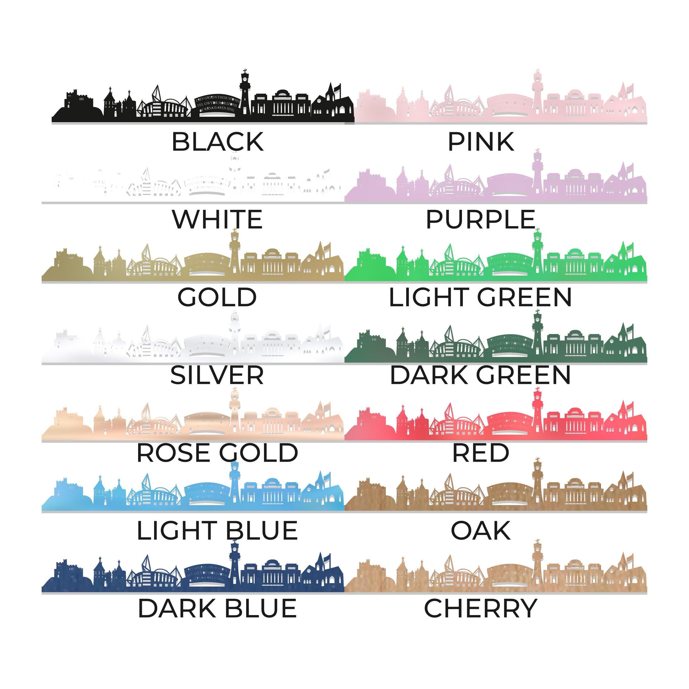 Cardiff Skyline - Cardiff Gift - Skyline Art