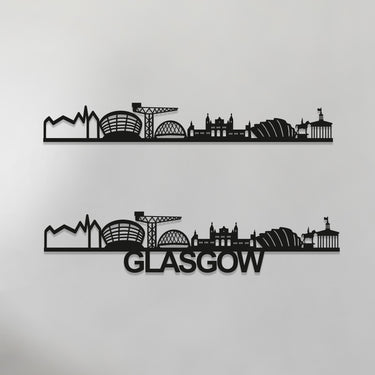 Glasgow Skyline - Glasgow Gift - Skyline Art