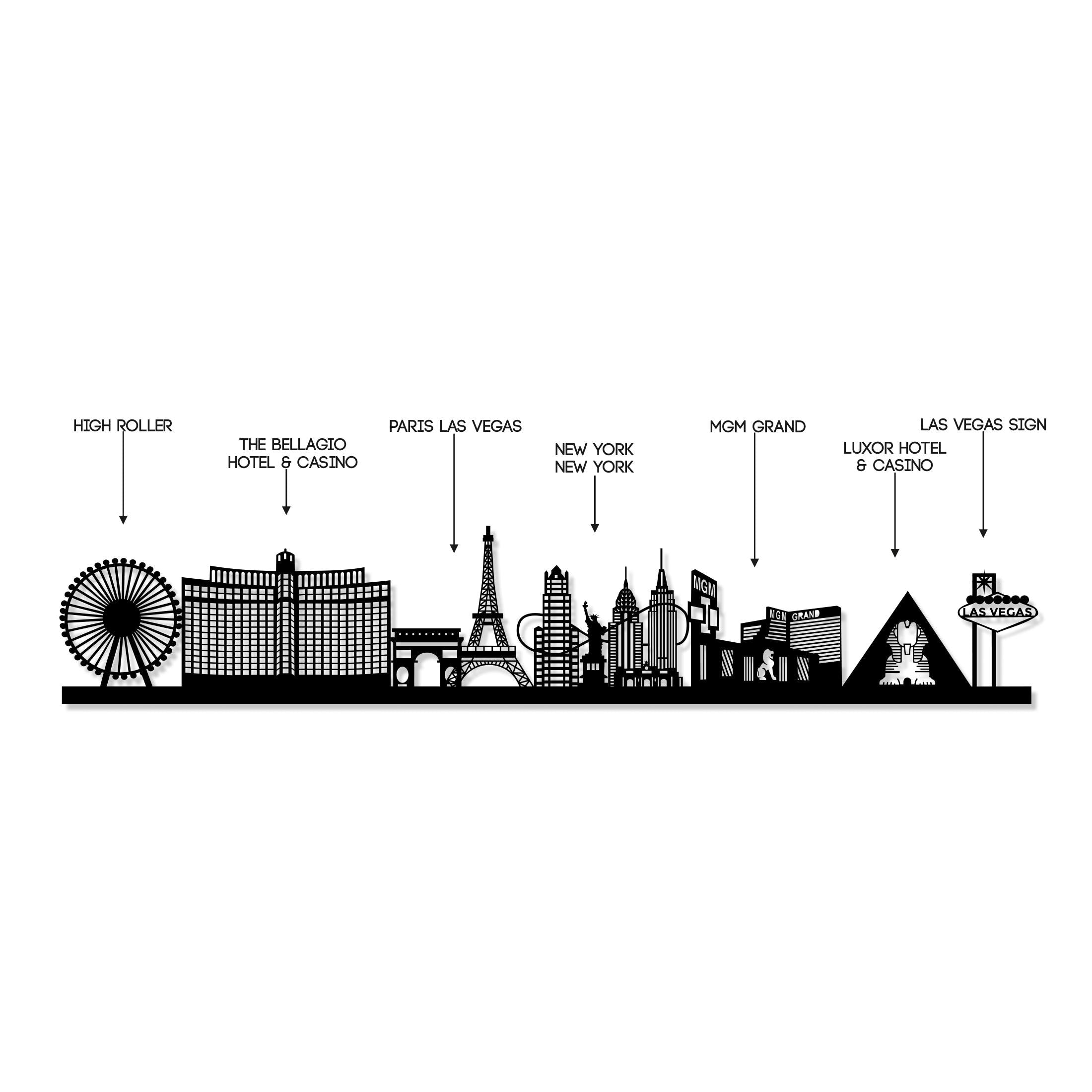 Las Vegas Skyline - Las Vegas Gift - Skyline Art - No City Name