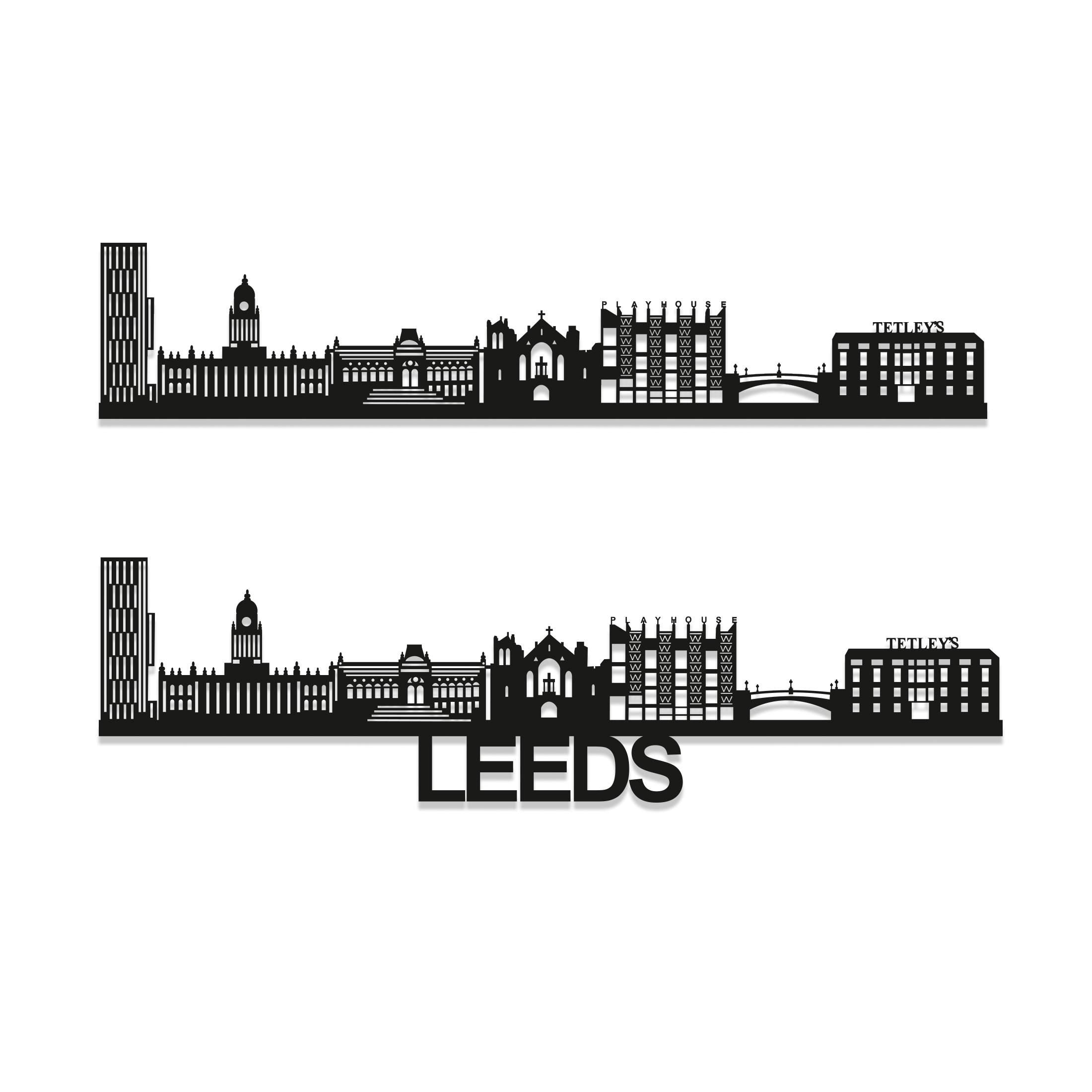 Leeds Skyline - Leeds Gift - Skyline Art - No City Name