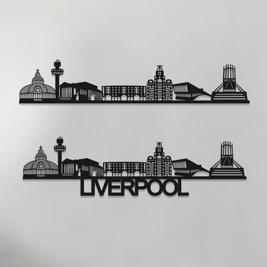 Liverpool Skyline - Liverpool Gift - Skyline Art