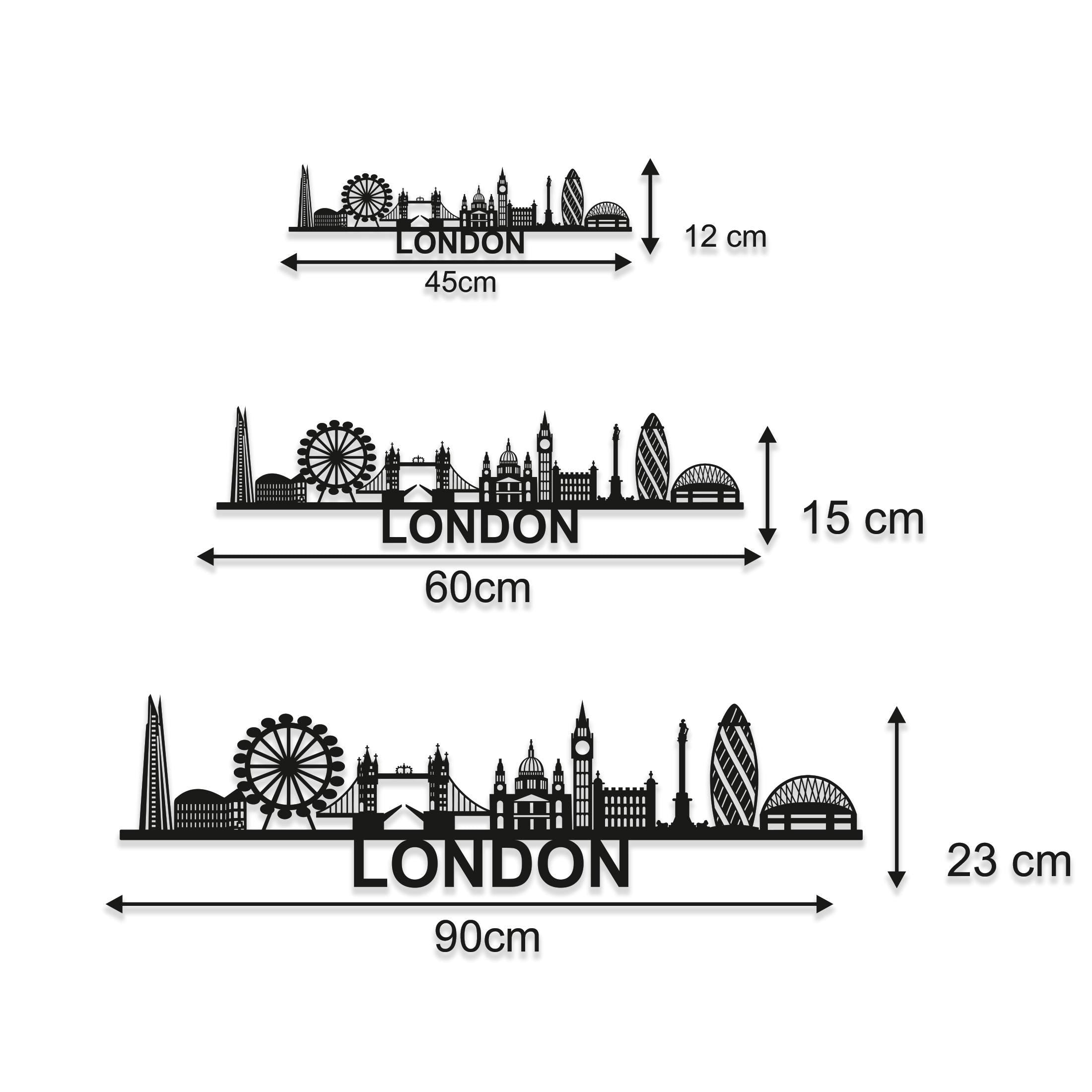 London Skyline - London Gift - Skyline Art