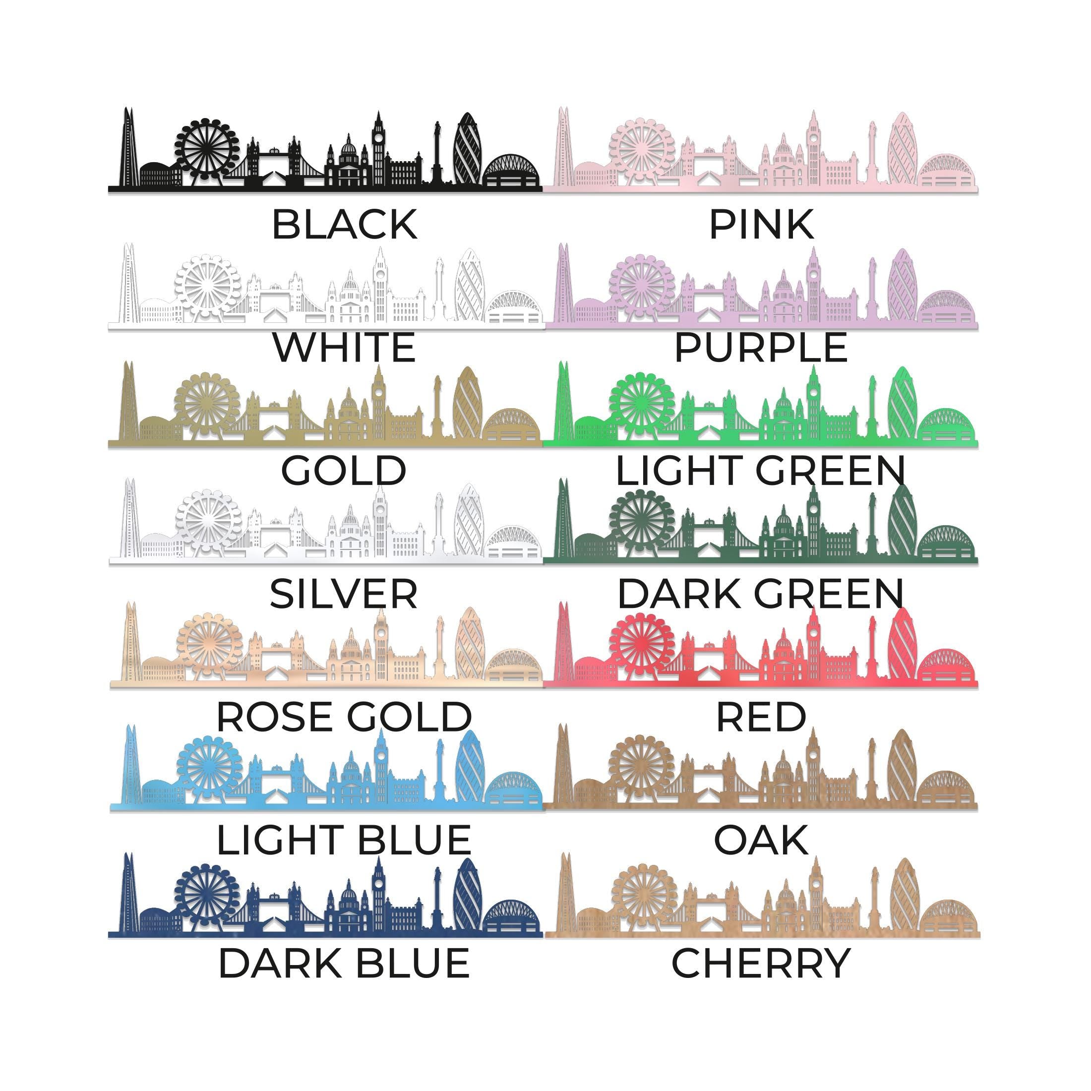 London Skyline - London Gift - Skyline Art