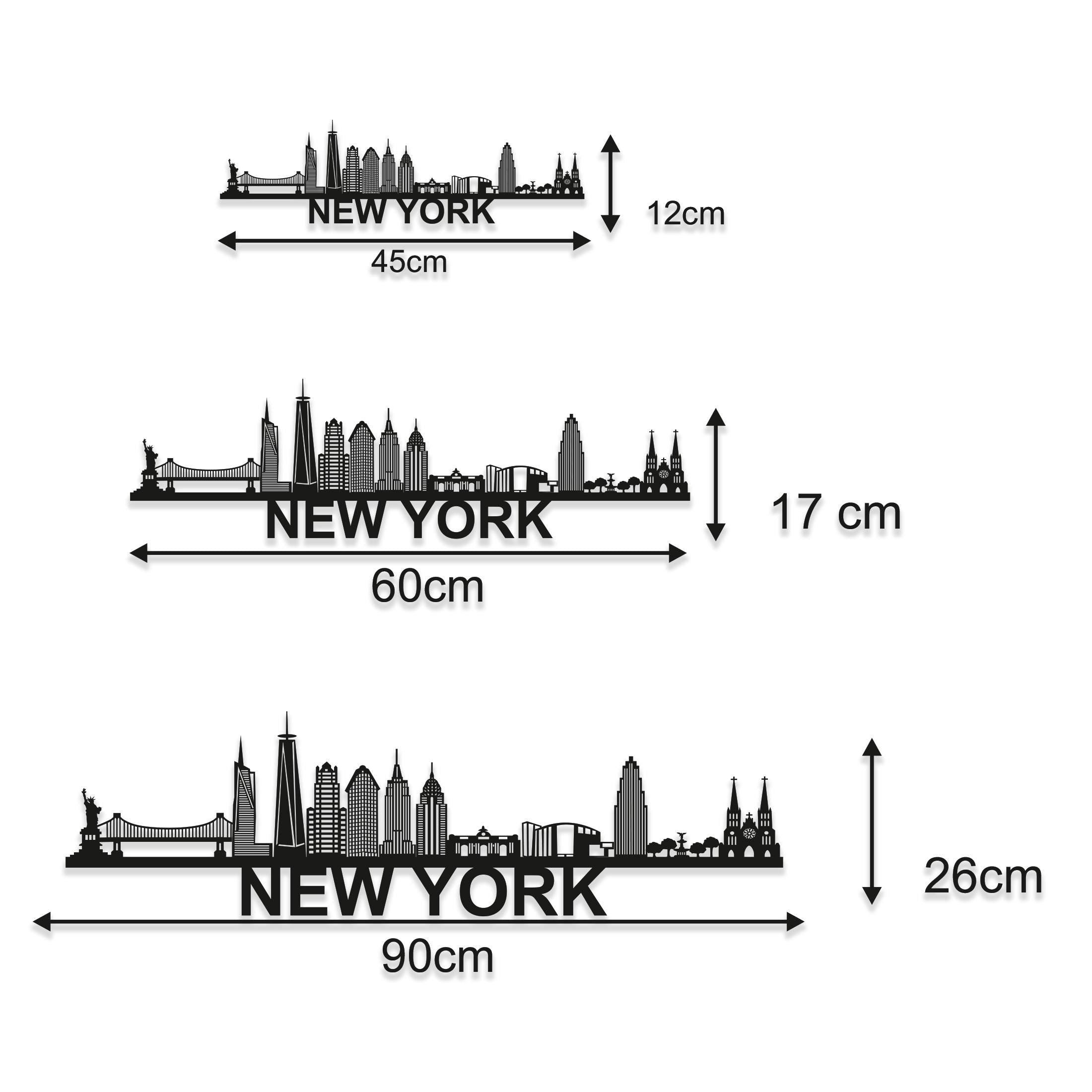 New York Skyline - New York Gift - Skyline Art