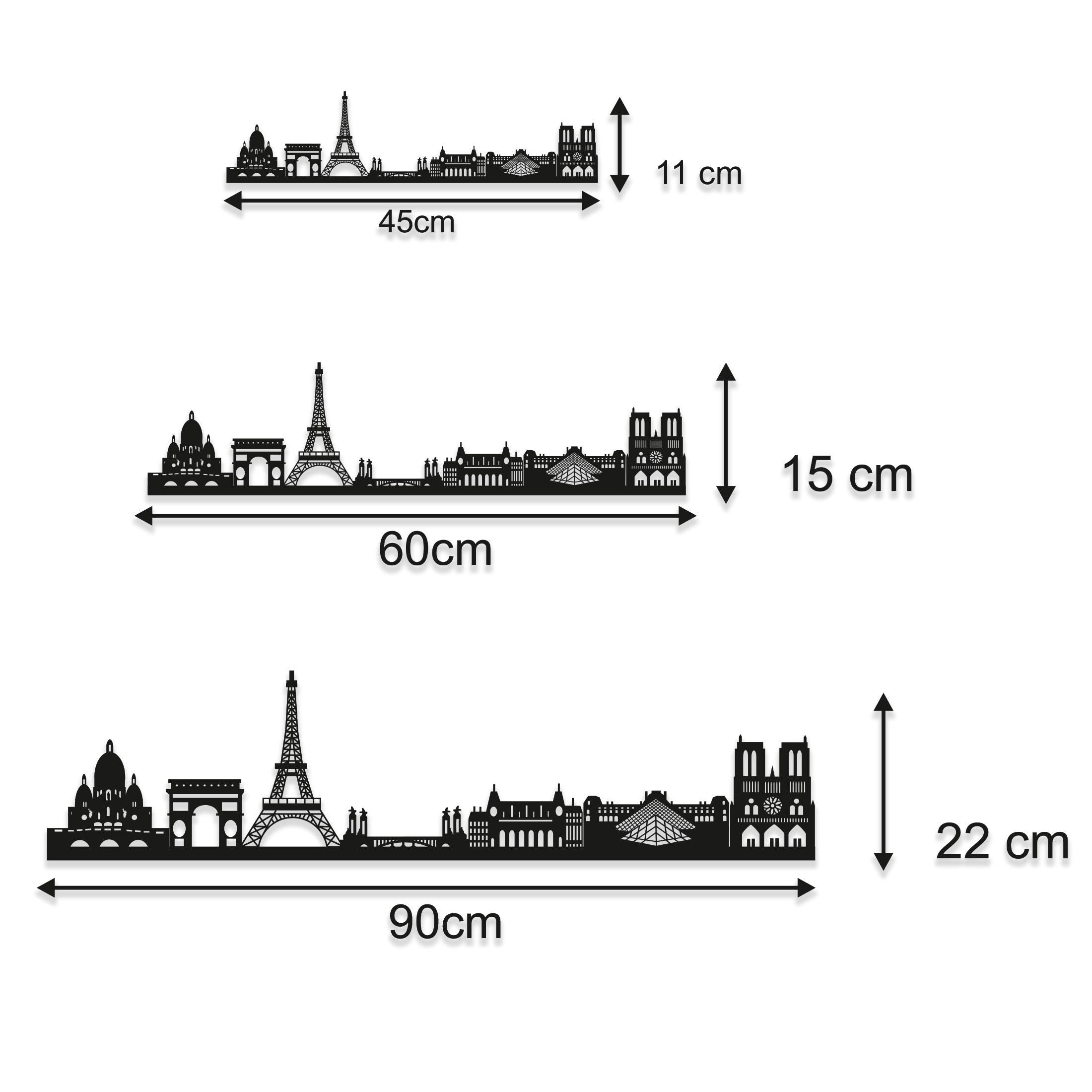 Paris Skyline - Paris Gift - Skyline Art