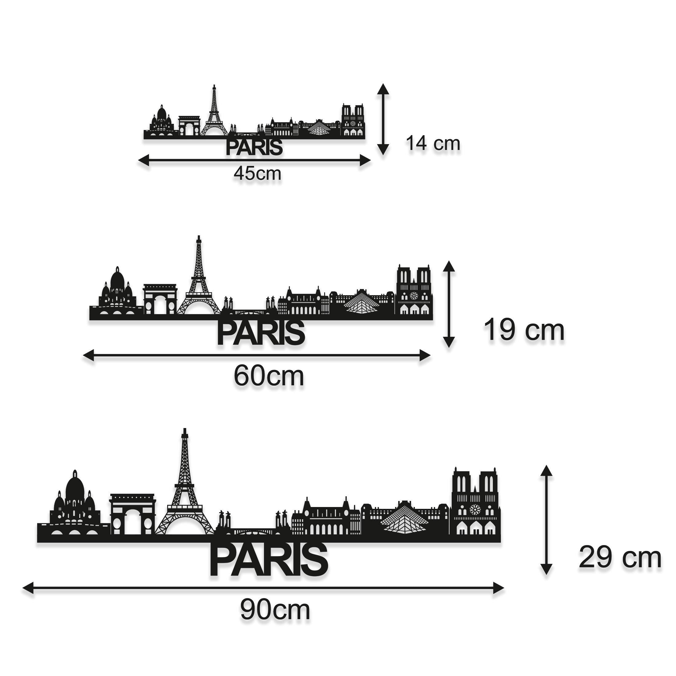 Paris Skyline - Paris Gift - Skyline Art