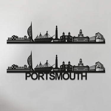 Portsmouth Skyline - Portsmouth Gift - Skyline Art