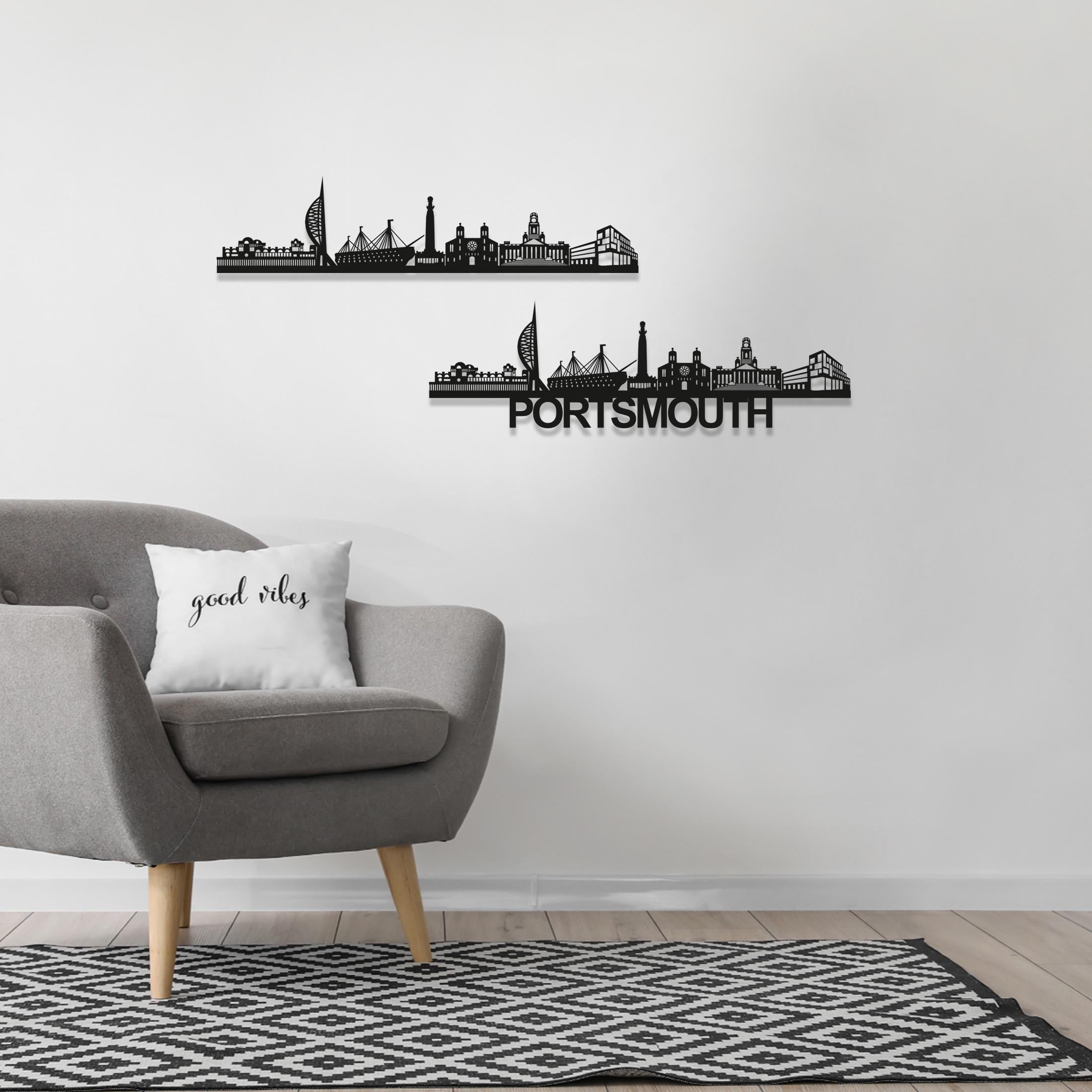 Portsmouth Skyline - Portsmouth Gift - Skyline Art