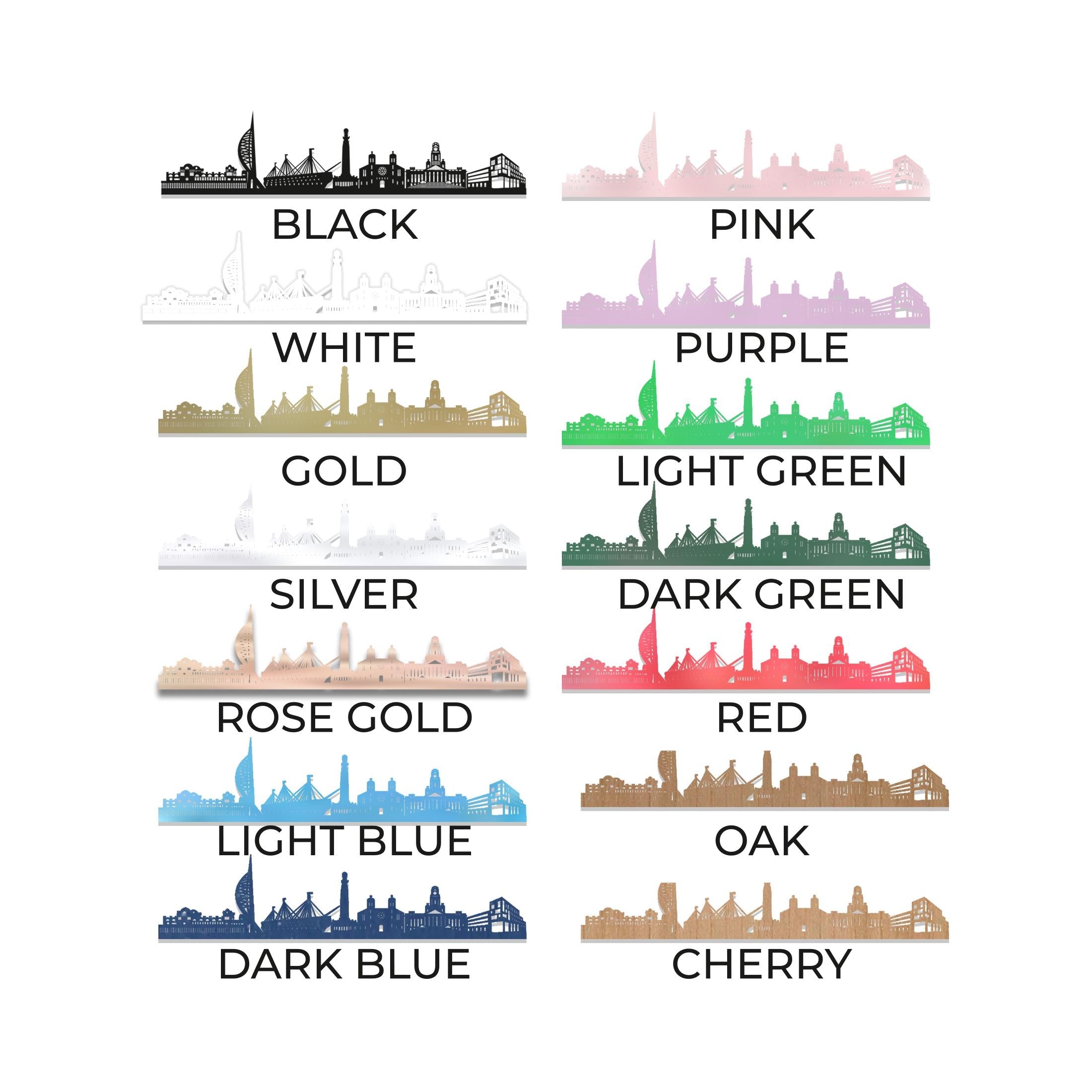 Portsmouth Skyline - Portsmouth Gift - Skyline Art