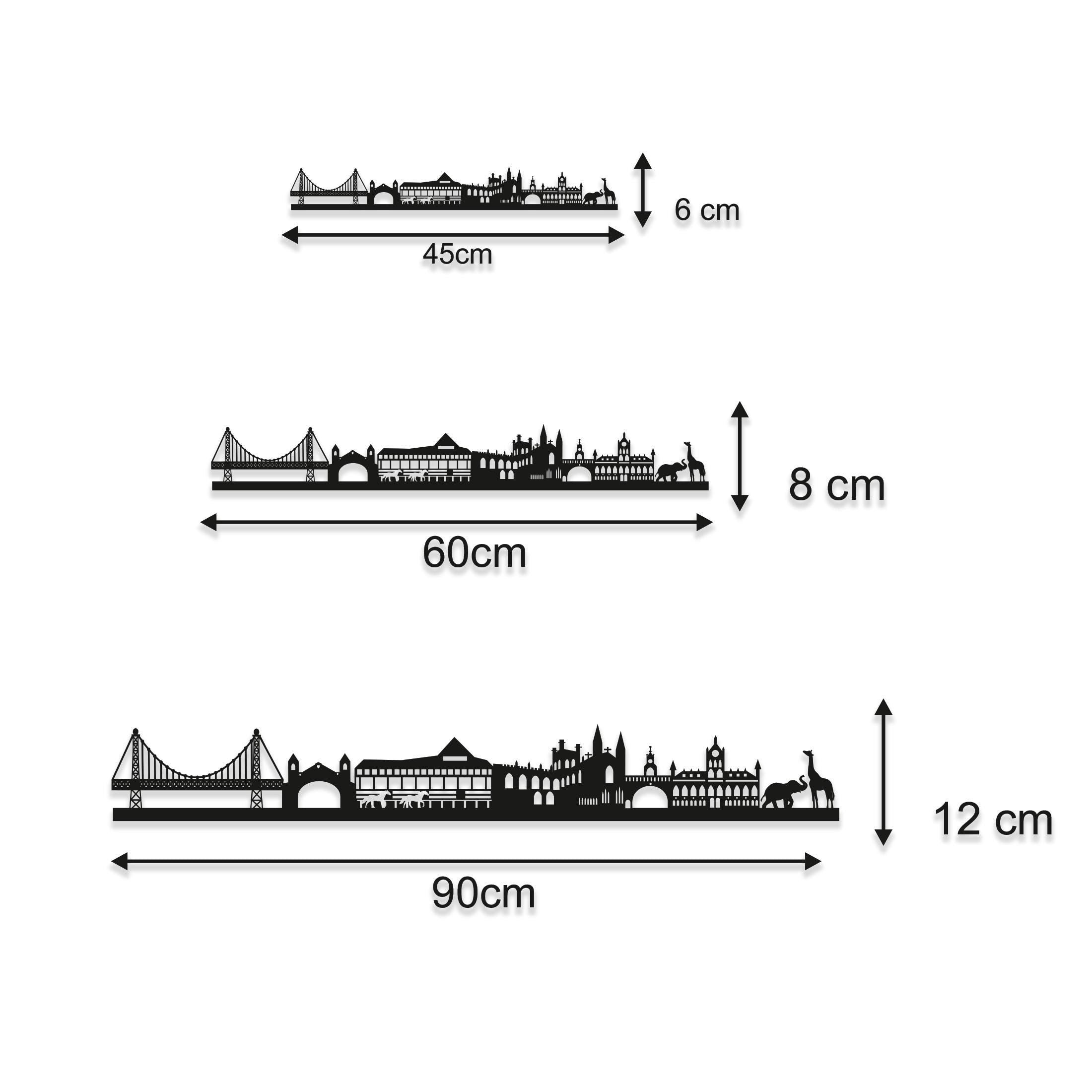 Chester Skyline - Chester Gift - Skyline Art - No City Name