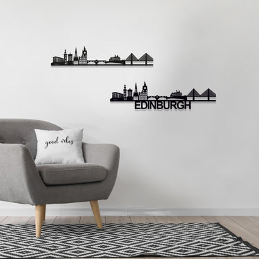 Edinburgh Skyline - Edinburgh Gift - Skyline Art