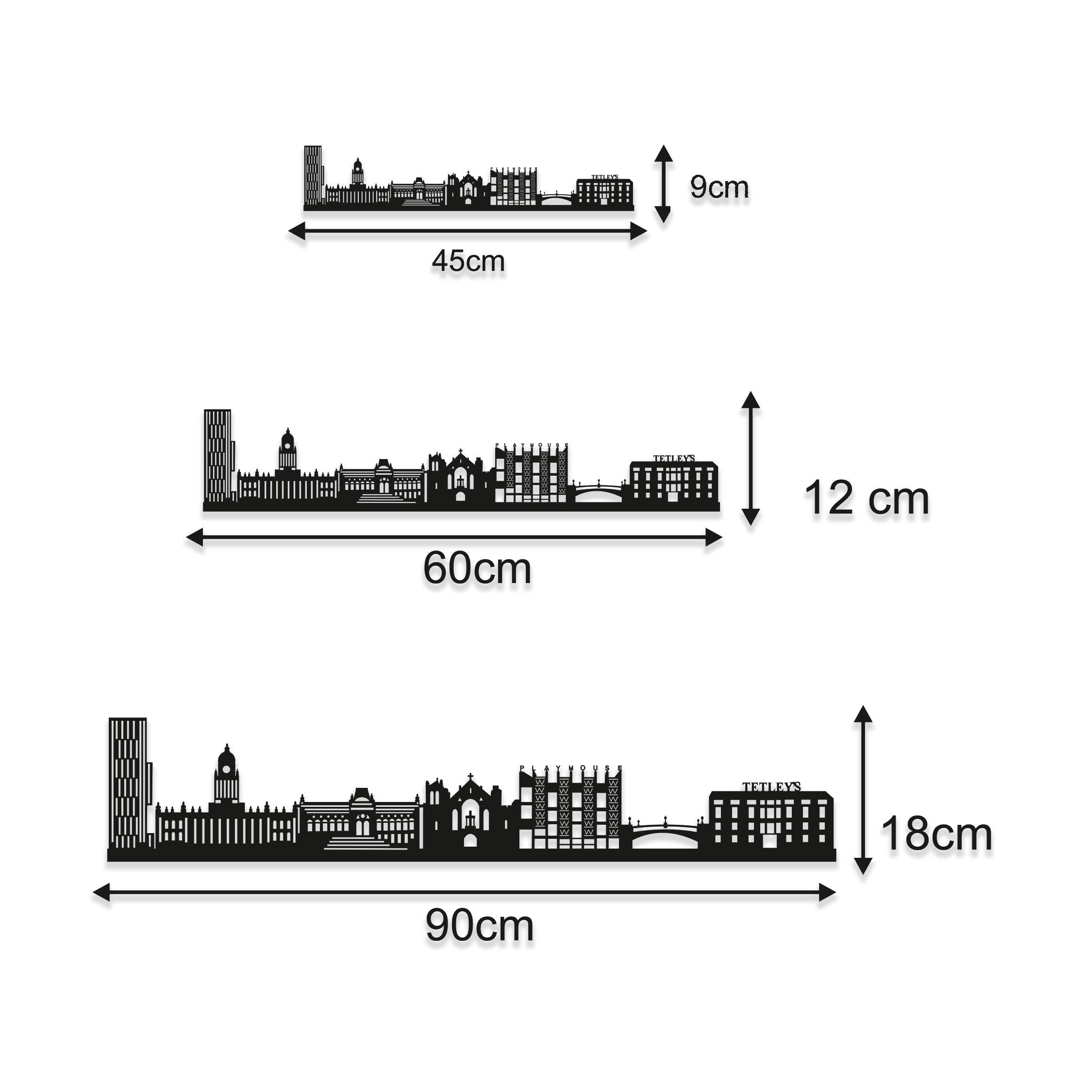 Leeds Skyline - Leeds Gift - Skyline Art - No City Name