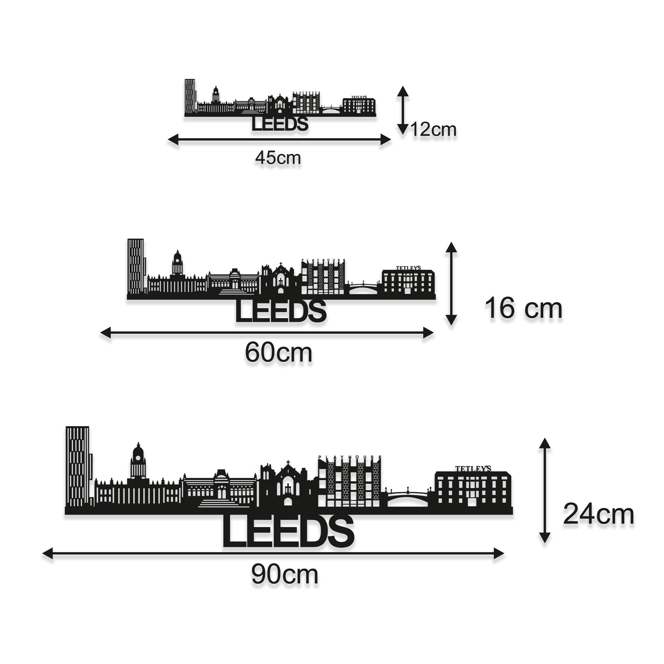 Leeds Skyline - Leeds Gift - Skyline Art - No City Name