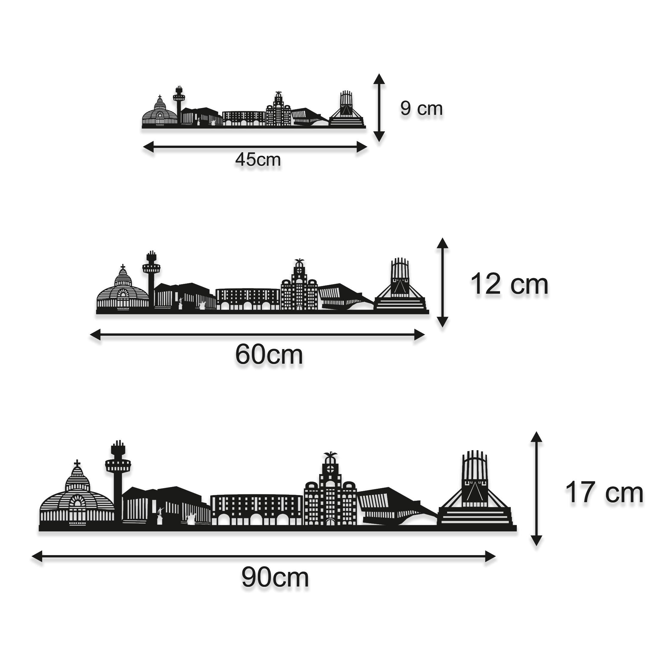 Liverpool Skyline - Liverpool Gift - Skyline Art