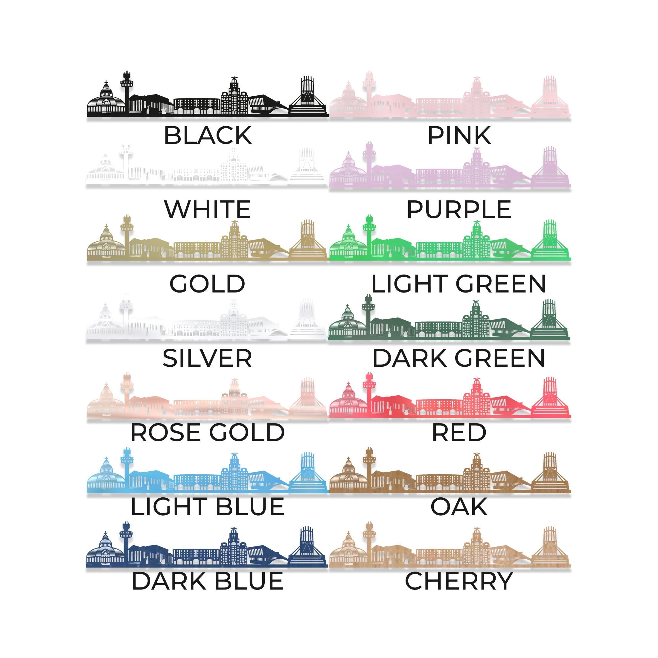 Liverpool Skyline - Liverpool Gift - Skyline Art