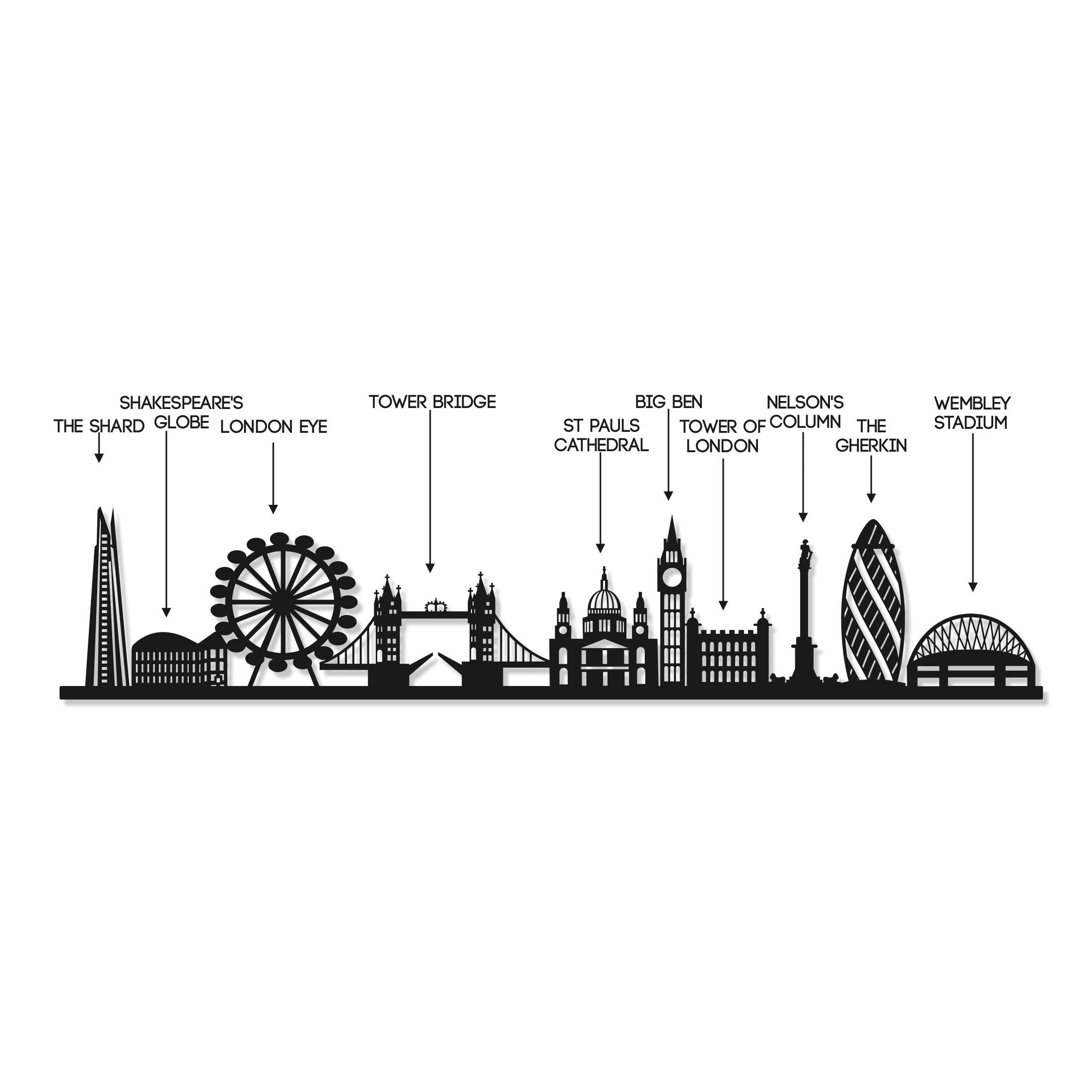 London Skyline - London Gift - Skyline Art