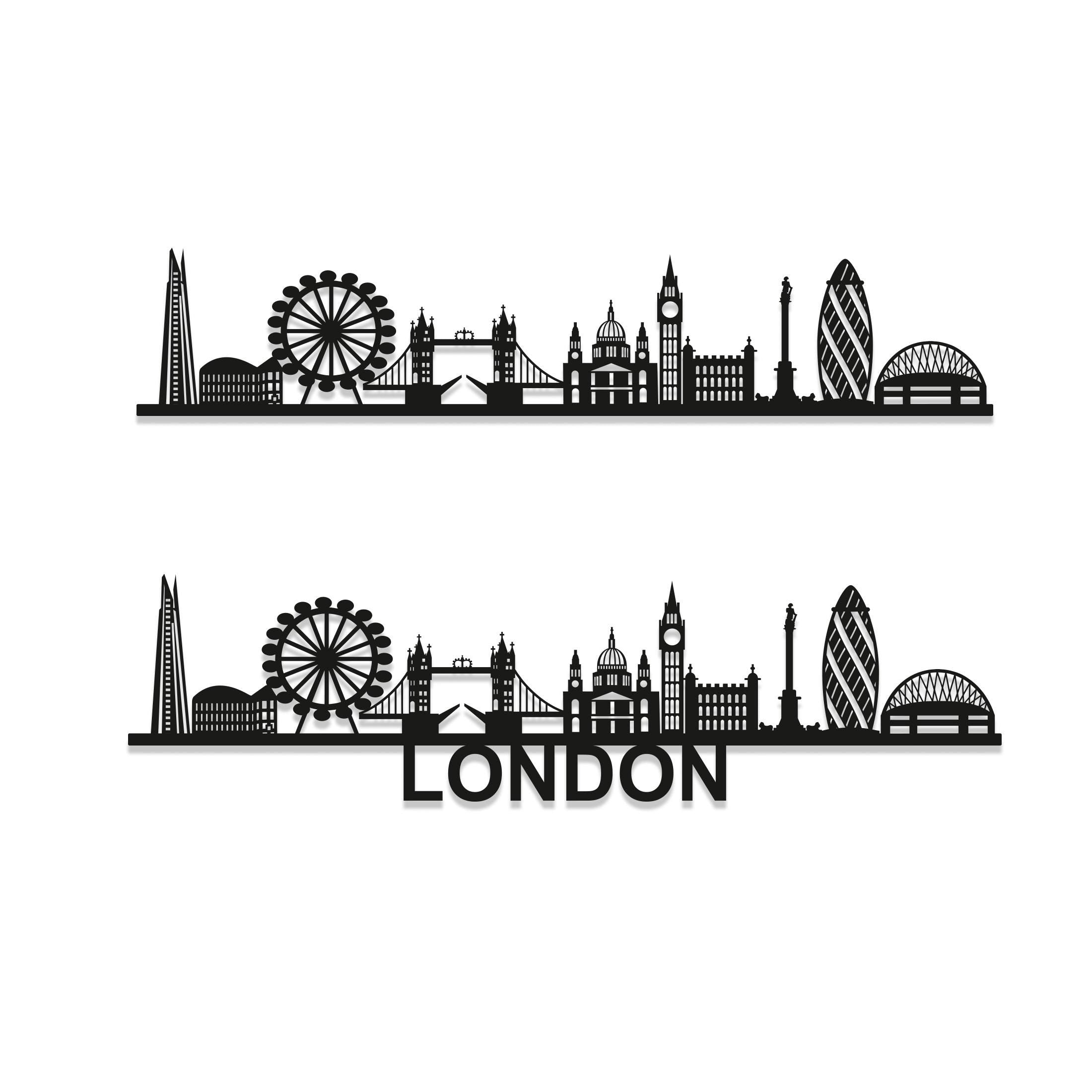 London Skyline - London Gift - Skyline Art