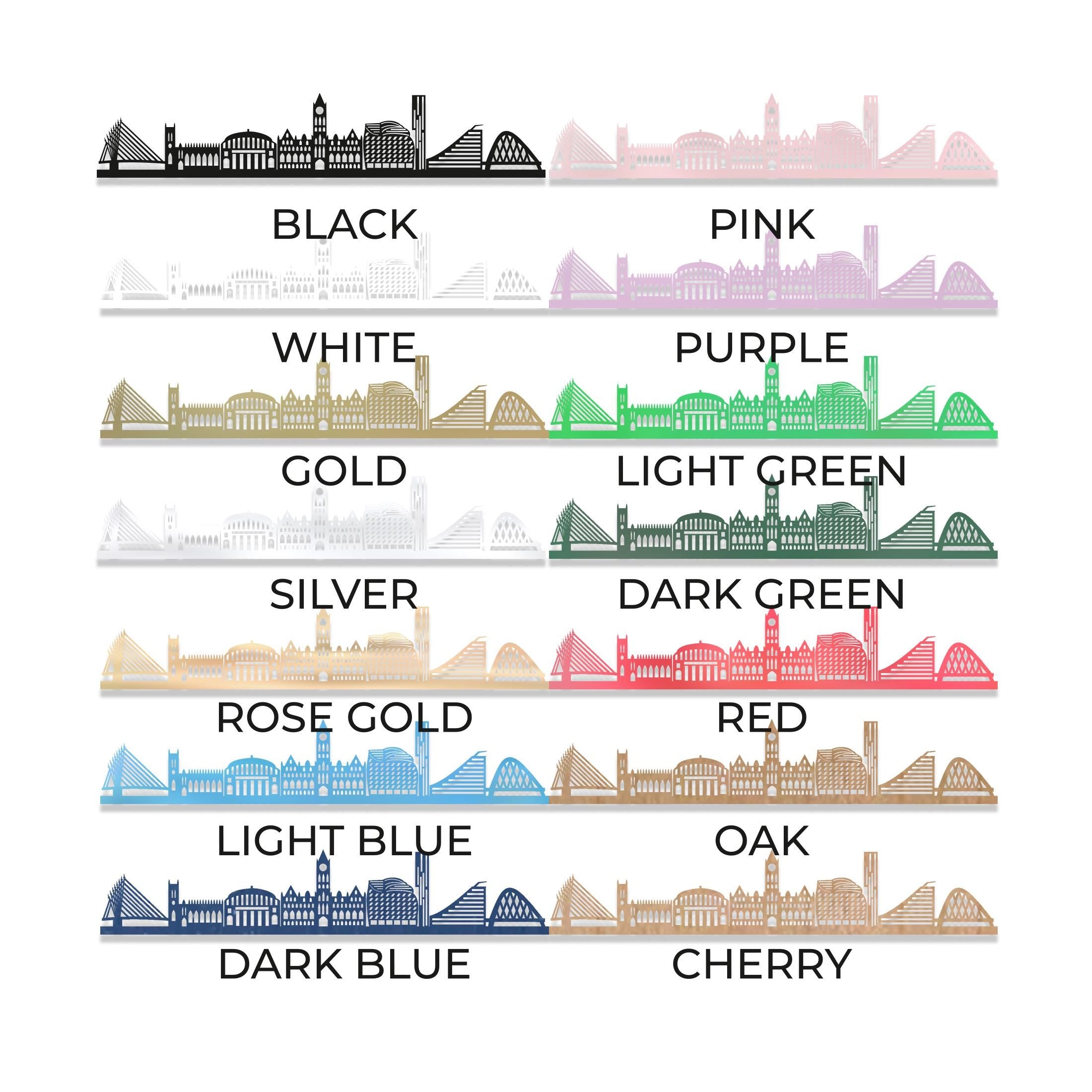 Manchester Skyline - Manchester Gift - Skyline Art