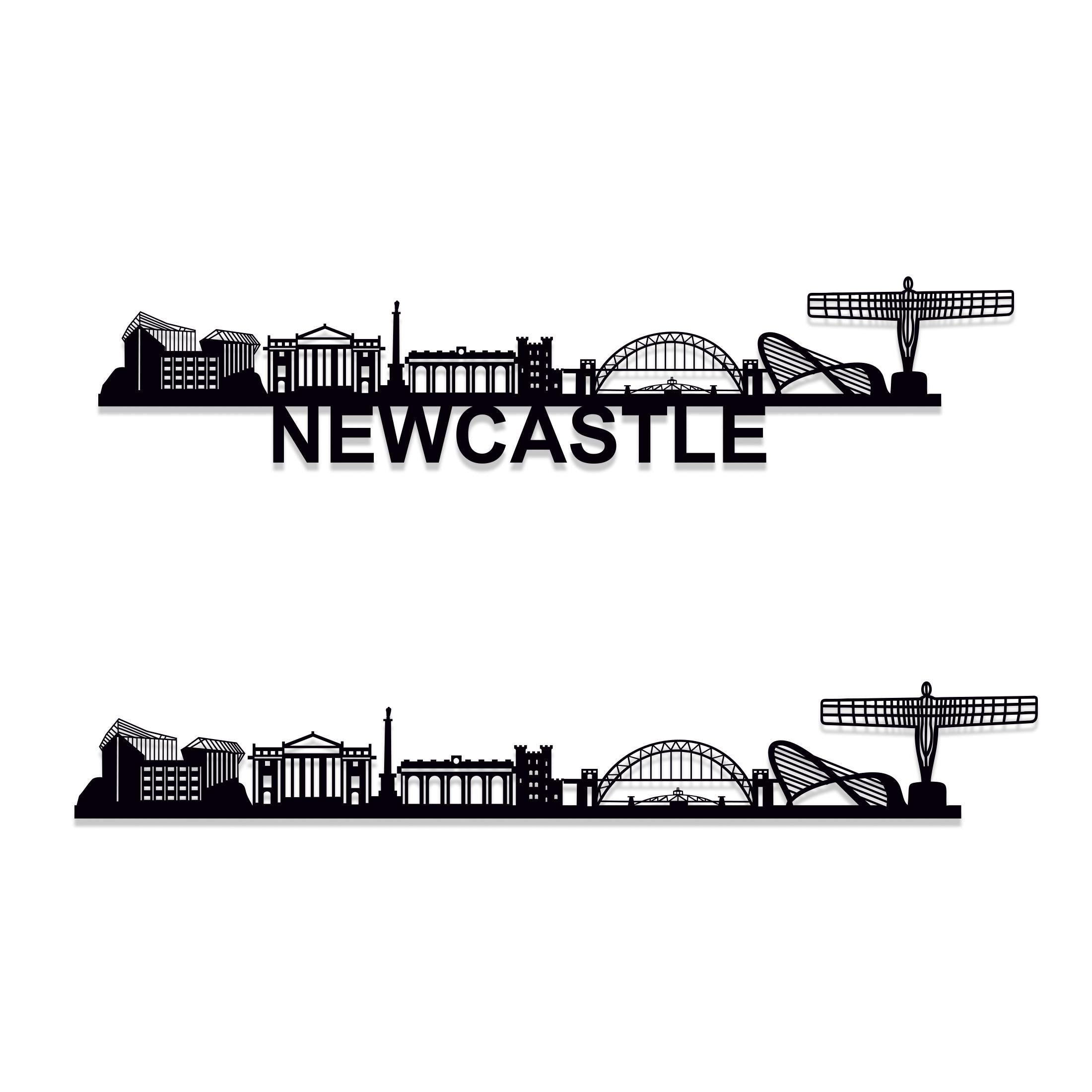 Newcastle Skyline - Newcastle Gift - Skyline Art