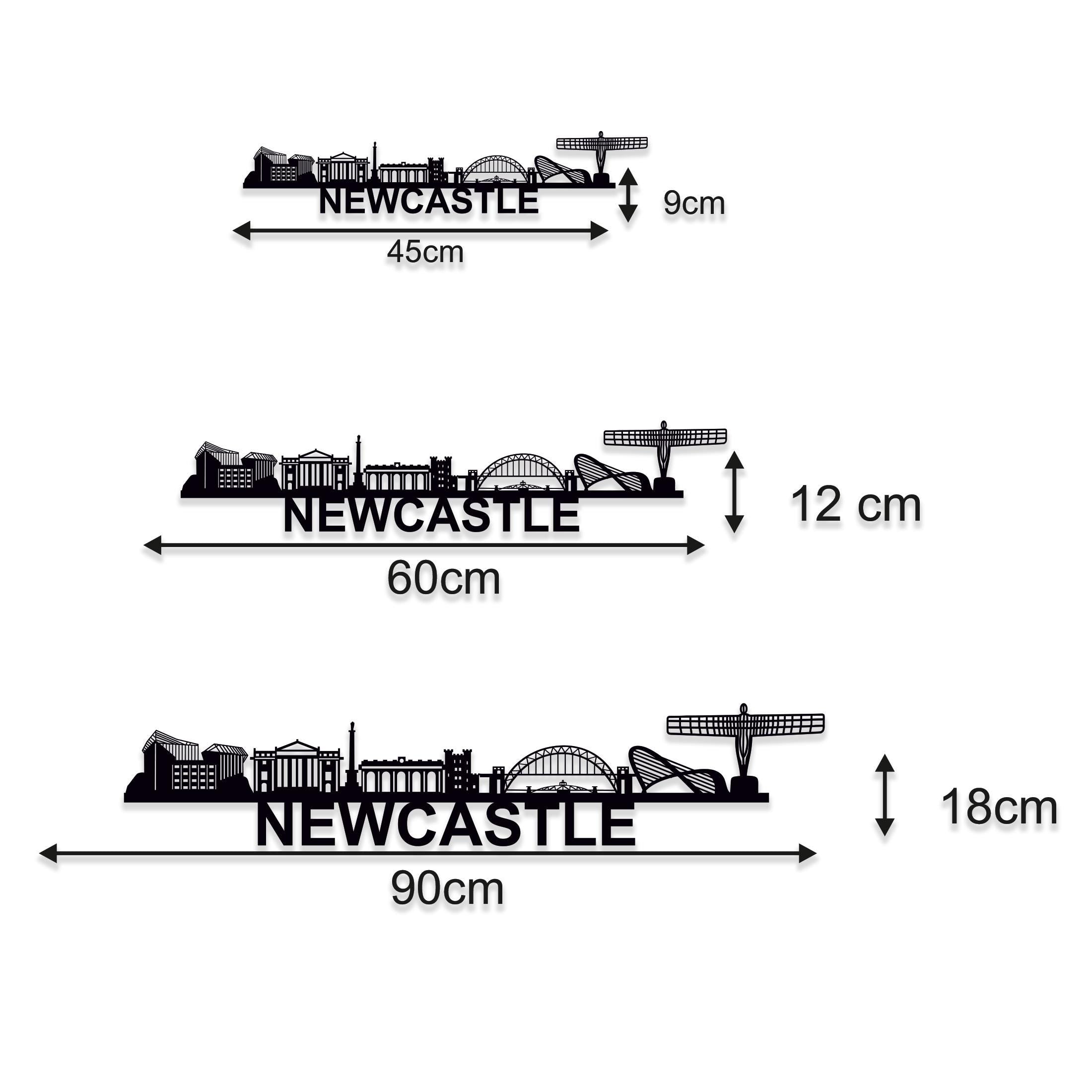 Newcastle Skyline - Newcastle Gift - Skyline Art