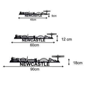 Newcastle Skyline Wall Art - Newcastle Gift - Skyline Art - Wood Wall Art