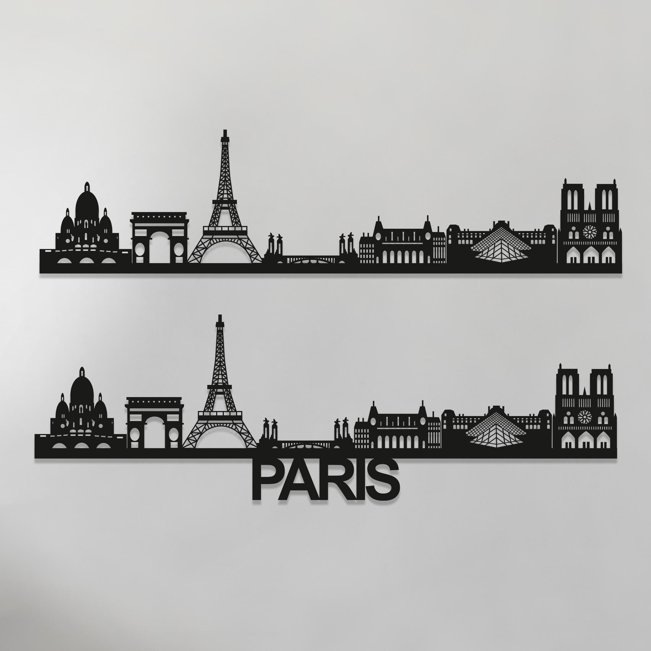 Paris Skyline - Paris Gift - Skyline Art