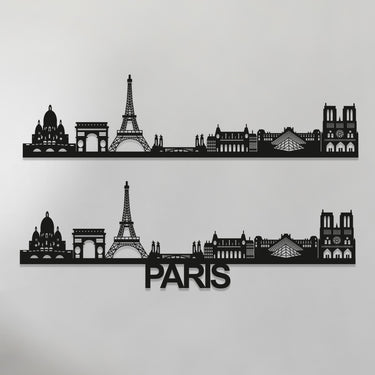 Paris Skyline - Paris Gift - Skyline Art