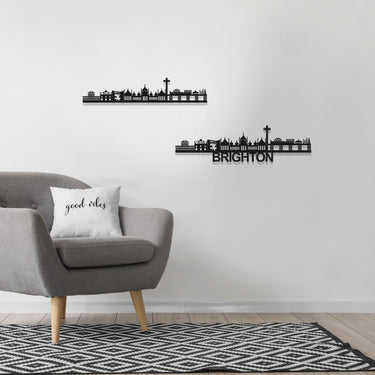 Brighton Skyline Wood Wall Art - Brighton Gift - Skyline Art - Wood Wall Art