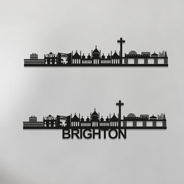 Brighton Skyline Wood Wall Art - Brighton Gift - Skyline Art - Wood Wall Art