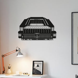 Ibox Stadium Wood Wall Art - Rangers Football Ground Silhouette - Football Gift