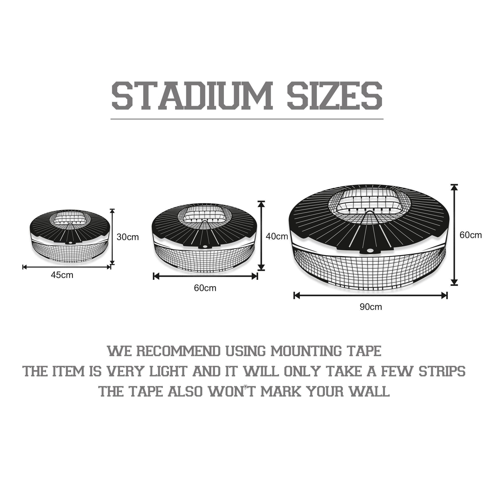 Tottenham Hotspur Stadium Wood Wall Art - Tottenham Hotspur Football Ground Silhouette - Football Gift