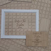 Jigsaw Guestbook Personalised with Sign Framed or Unframed - Classic Style - Wedding Guestbook