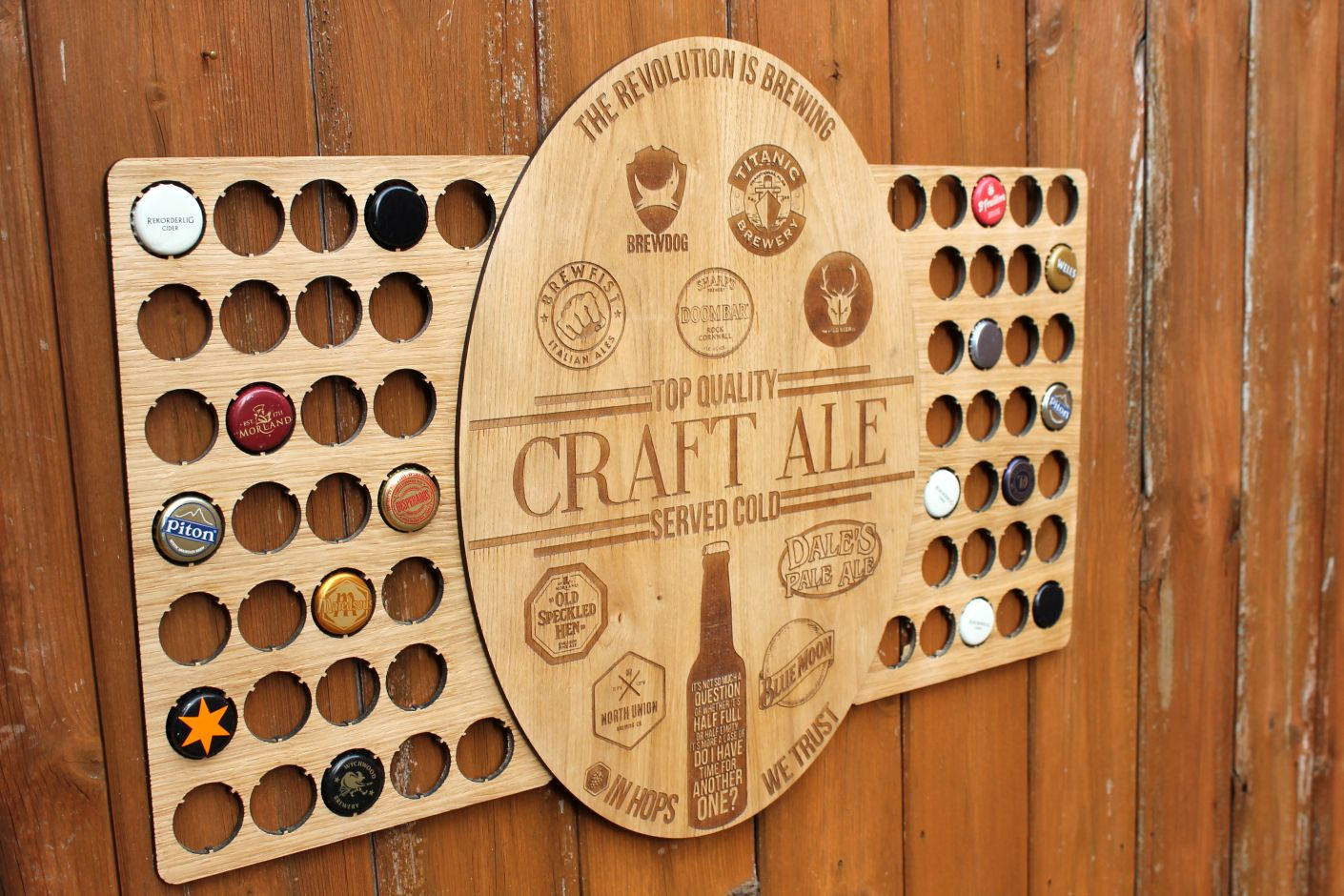 Craft Ale Bottle Cap Collection Beer Cap Gift Art Breweries Beer