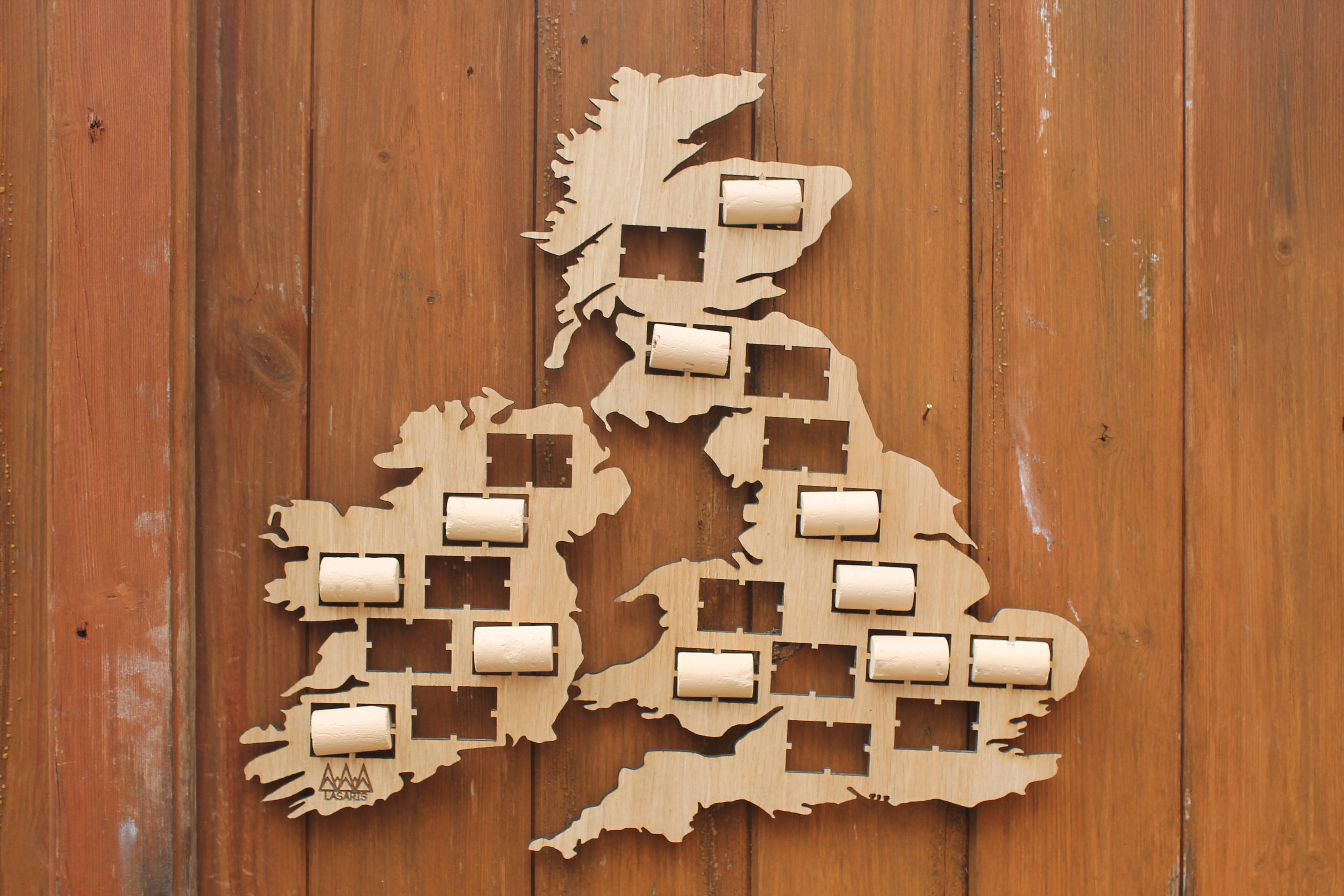 UK Wine Cork Map Prosecco Collection