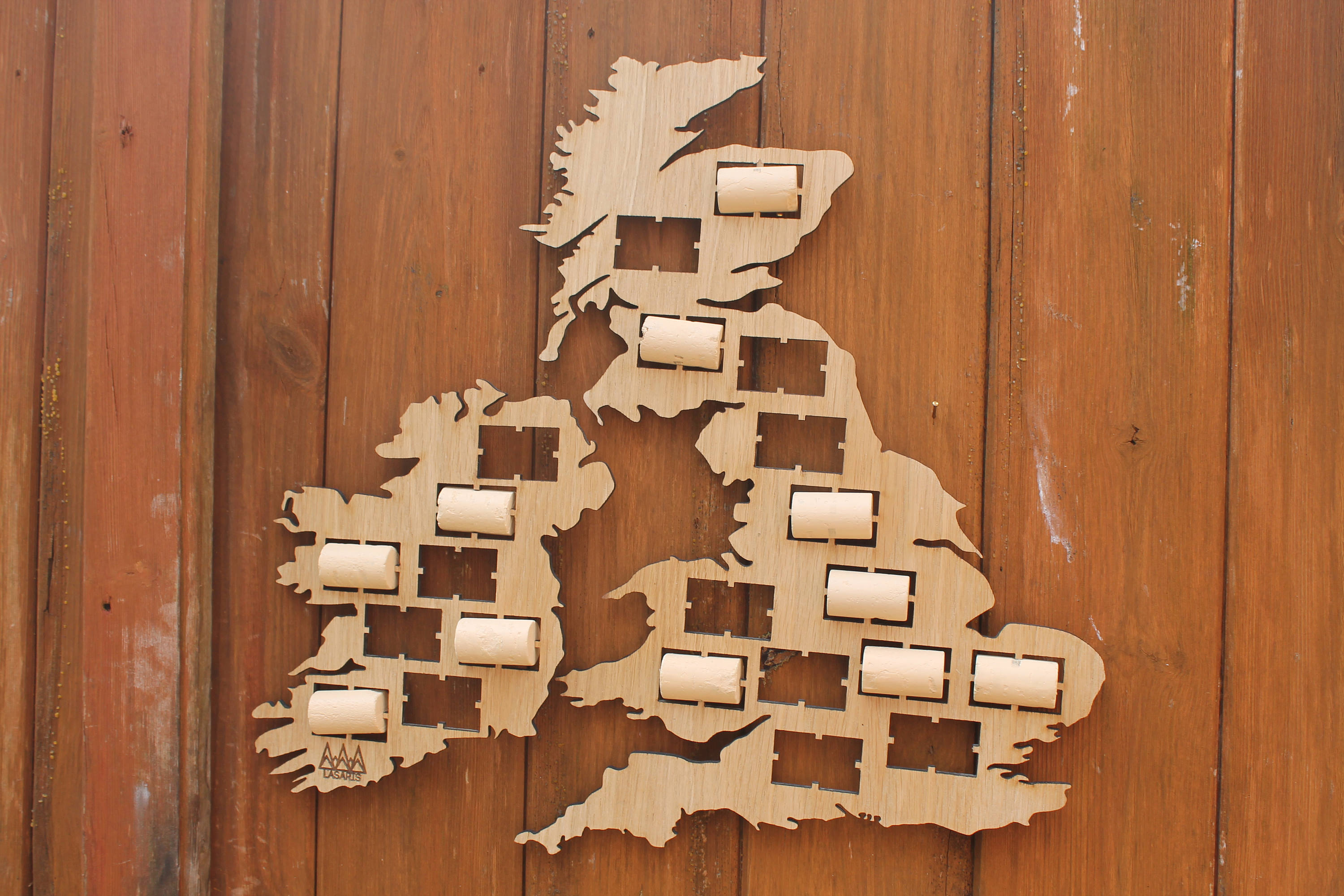 UK Wine Cork Map Prosecco Collection