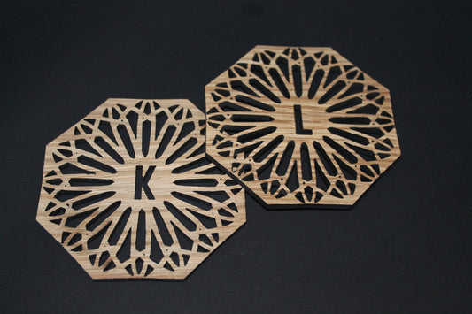 Laser Cut Coasters - Personalised