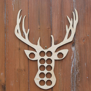 Stag Beer Cap Map Deer Animal Bottle Cap Map Collection Gift Art