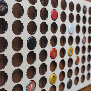 112 Bottle Cap Display Map Beer Cap Collection