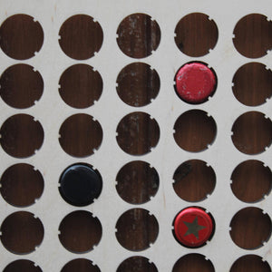 112 Bottle Cap Display Map Beer Cap Collection