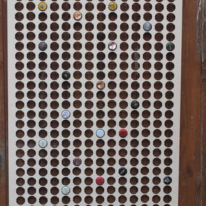 364 Huge Bottle Cap Holder Map Collection