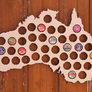 Australia Beer Cap Map Bottle Cap Map Collection Beer Cap Gift Art