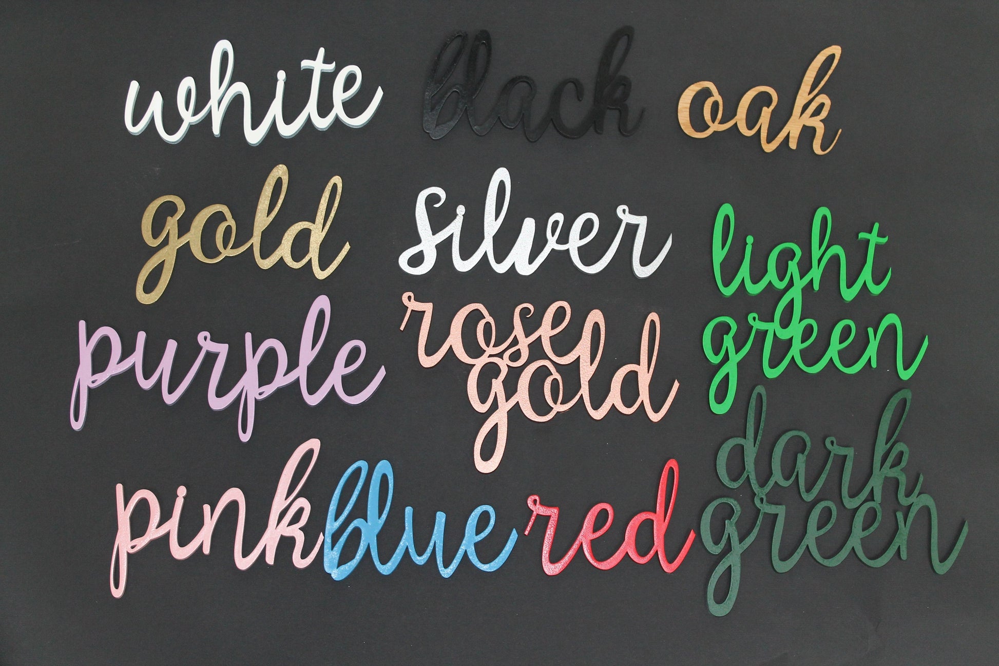 Name Wall Art - Childrens Bedroom - Wooden Word Text Art - Bedroom Art Gift - Option 5
