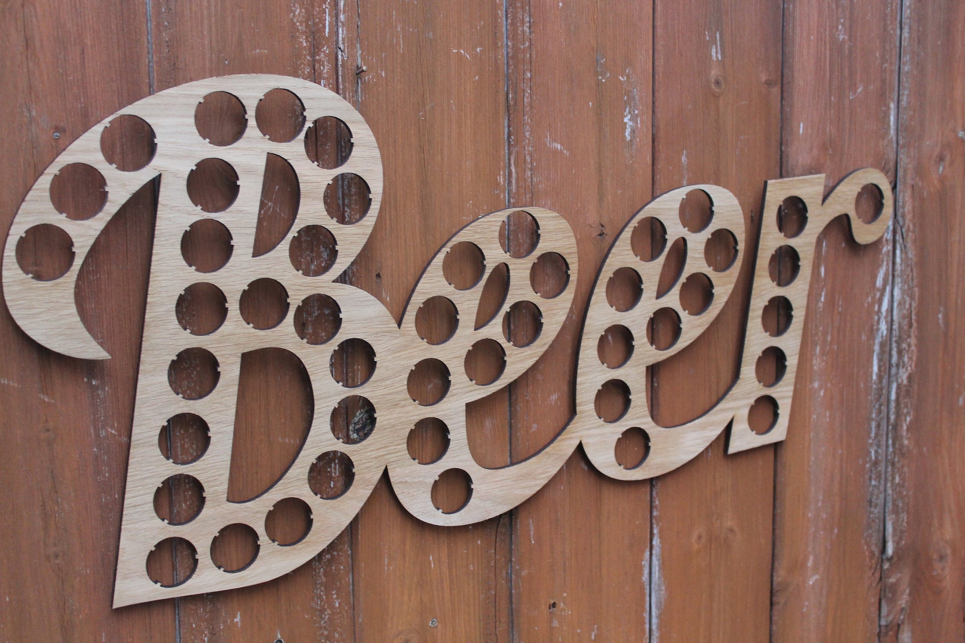 Beer Lettering Beer Cap Collection Beer Word Gift Art Letters