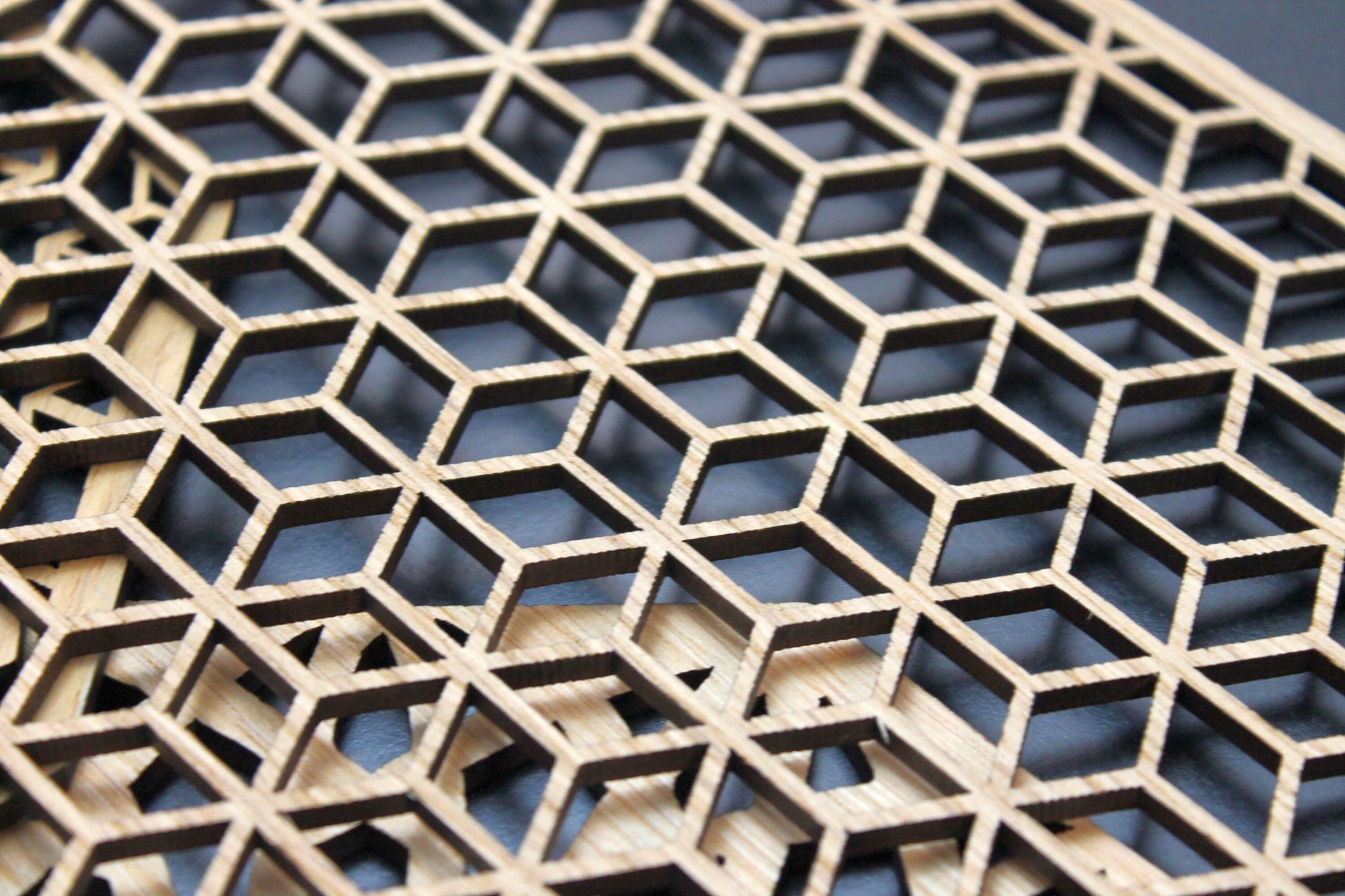 Geometric Delights Placemats Set Laser Cut Set of 4